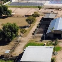 Aerial view of the Rosewood Arabians ranch